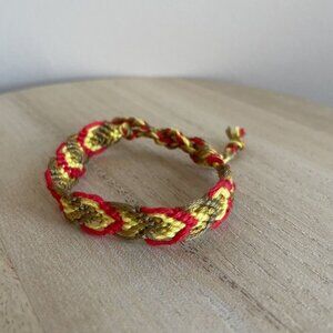 Mattea Bracelet, anklet, trendy, comfortable, tie, embroidery thread, woven, gif